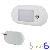 BASE6 136mm Touch Switched Frosted Surface Mount LED Interior Light