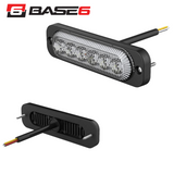 BASE6 4 LED 3W Magenta/White Perimeter Light