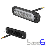 BASE6 6 LED 3W Red/Blue Perimeter Light