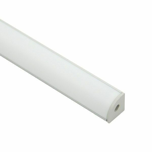 BASE6 Corner Mount 2m Aluminium LED Strip Extrusion