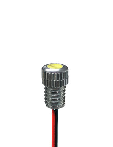 BASE6 Flush Mount LED Bolt - Amber, 0.5W, 6mm, No Lens