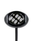 BASE6 LED Module Red, Round Black Housing