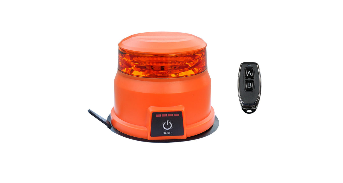 BASE6 MINELUX Beacon, Rechargeable, Amber LED / Amber Lens