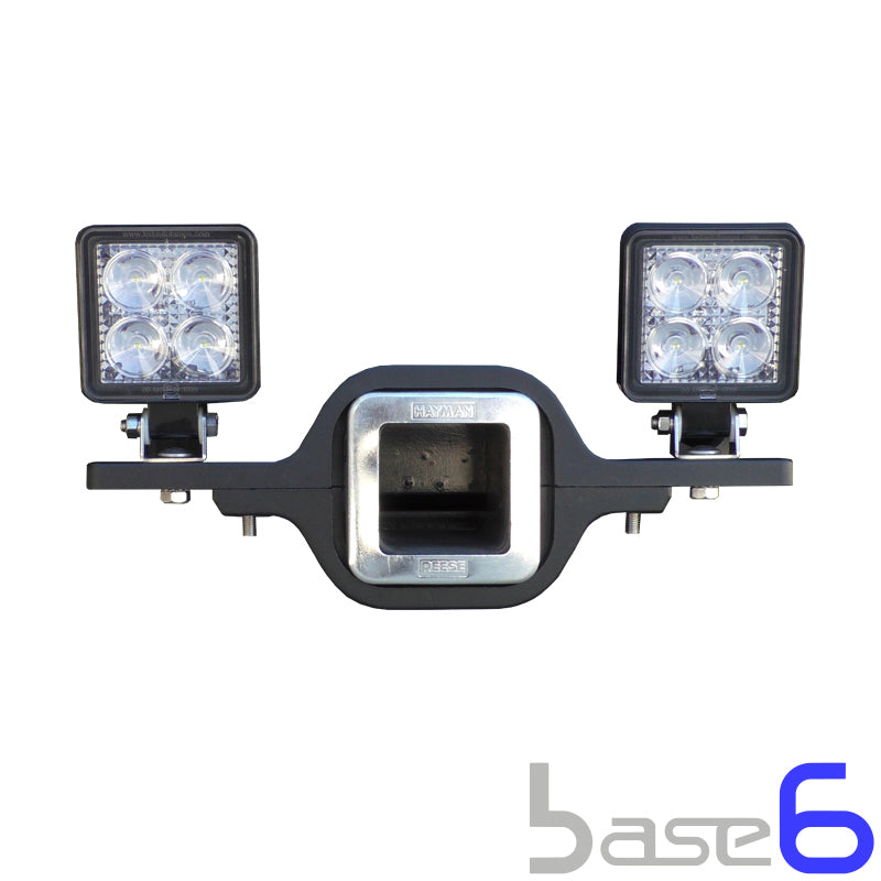 BASE6 Tow Hitch Dual LED Light Kit