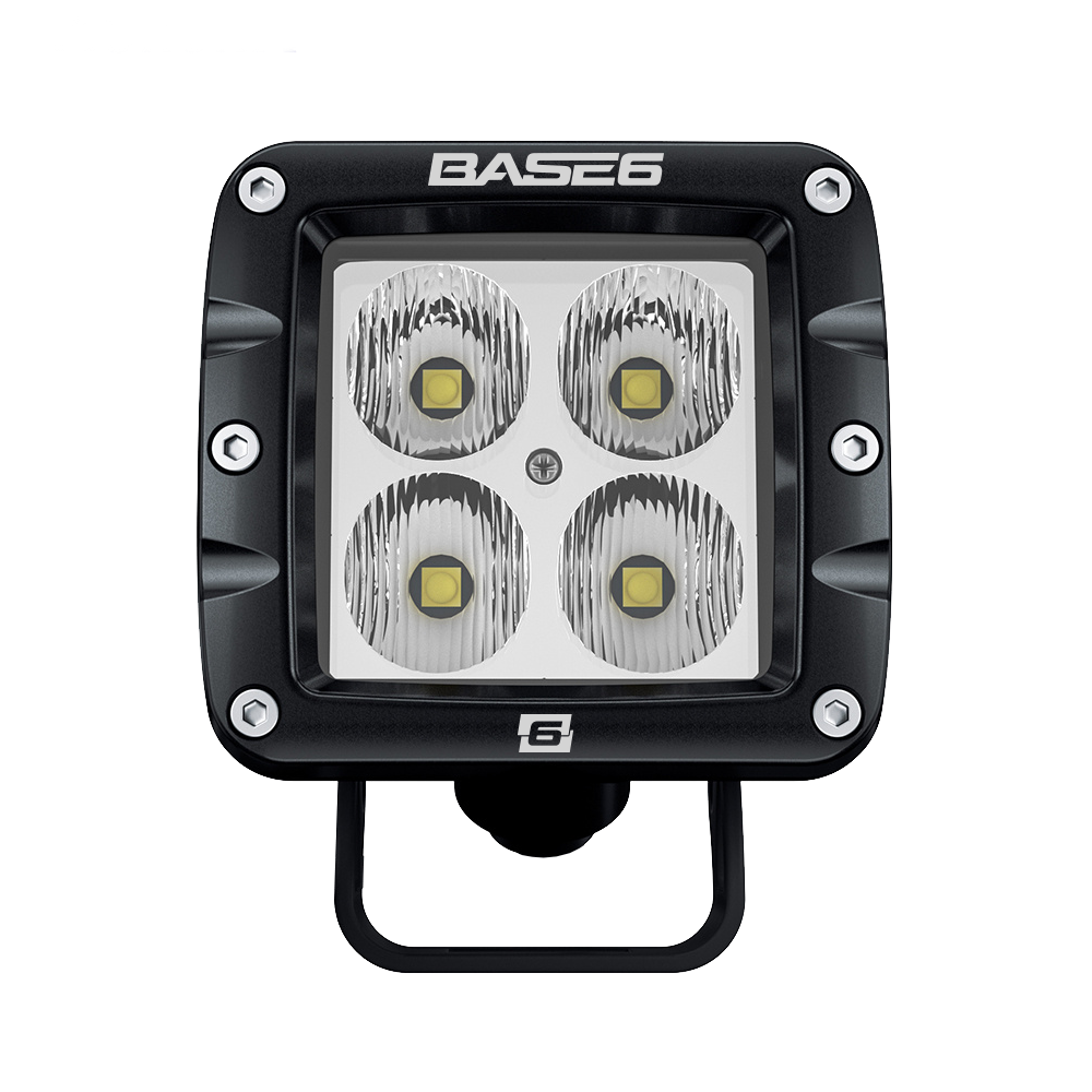 BASE6 3" Cube Series Work Light - Flood