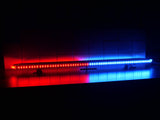 Guardian Warning Light Bar, 1240mm Long, Red/Blue Warning, With Control Panel